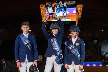 Britain’s Morgan and Lockhead Anderson finished second and third in FEI Ponies Jumping Trophy 2018 Britain’s Morgan and Lockhead Anderson finished second and third in FEI Ponies Jumping Trophy 2018
